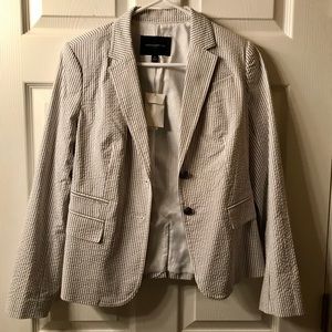 Banana Republic Seer Sucker Blazer-Women's size 0